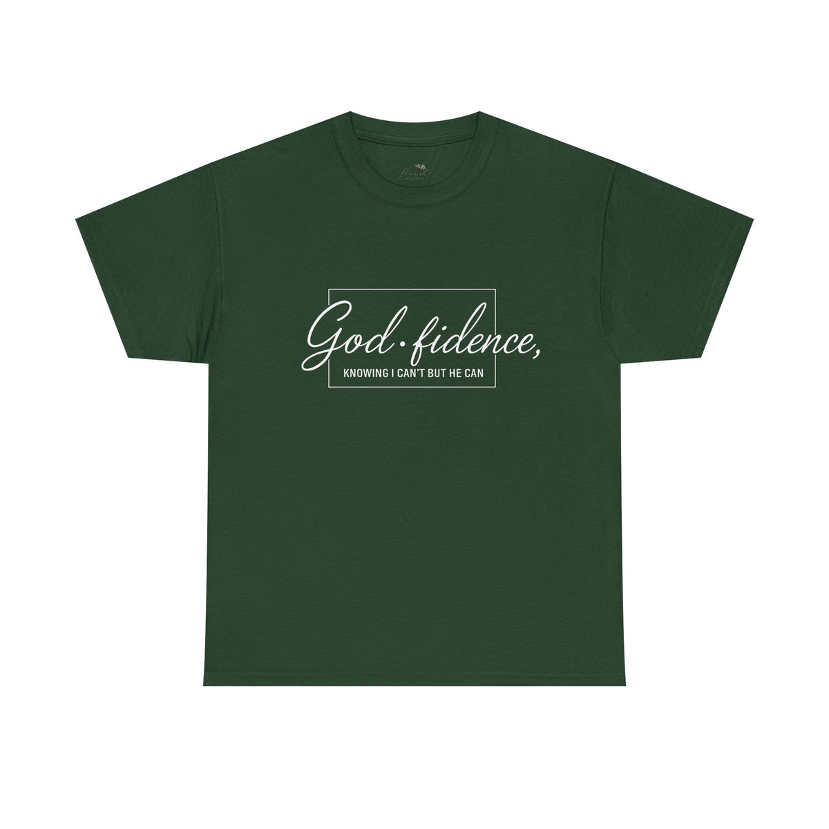 God-fidence Unisex Tee — Inspirational Christian Script T-Shirt