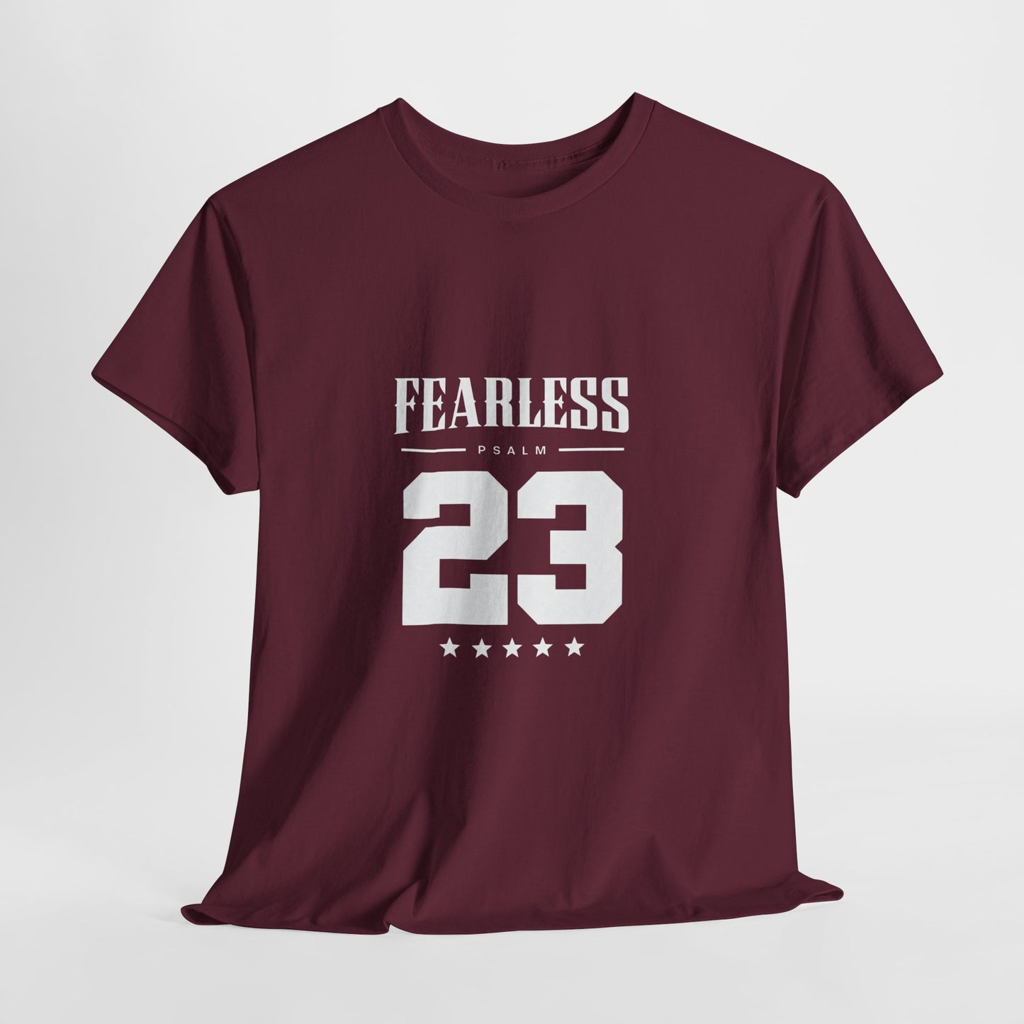 Fearless Psalm 23 Unisex T-Shirt — The Good Shepherd Christian Tee