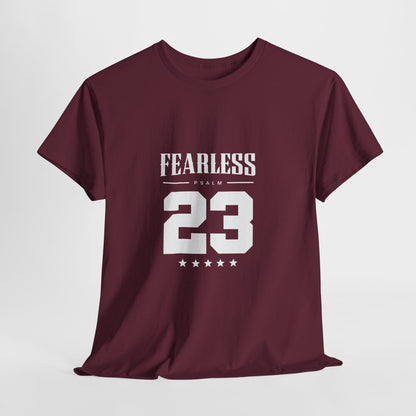 Fearless Psalm 23 Unisex T-Shirt — The Good Shepherd Christian Tee