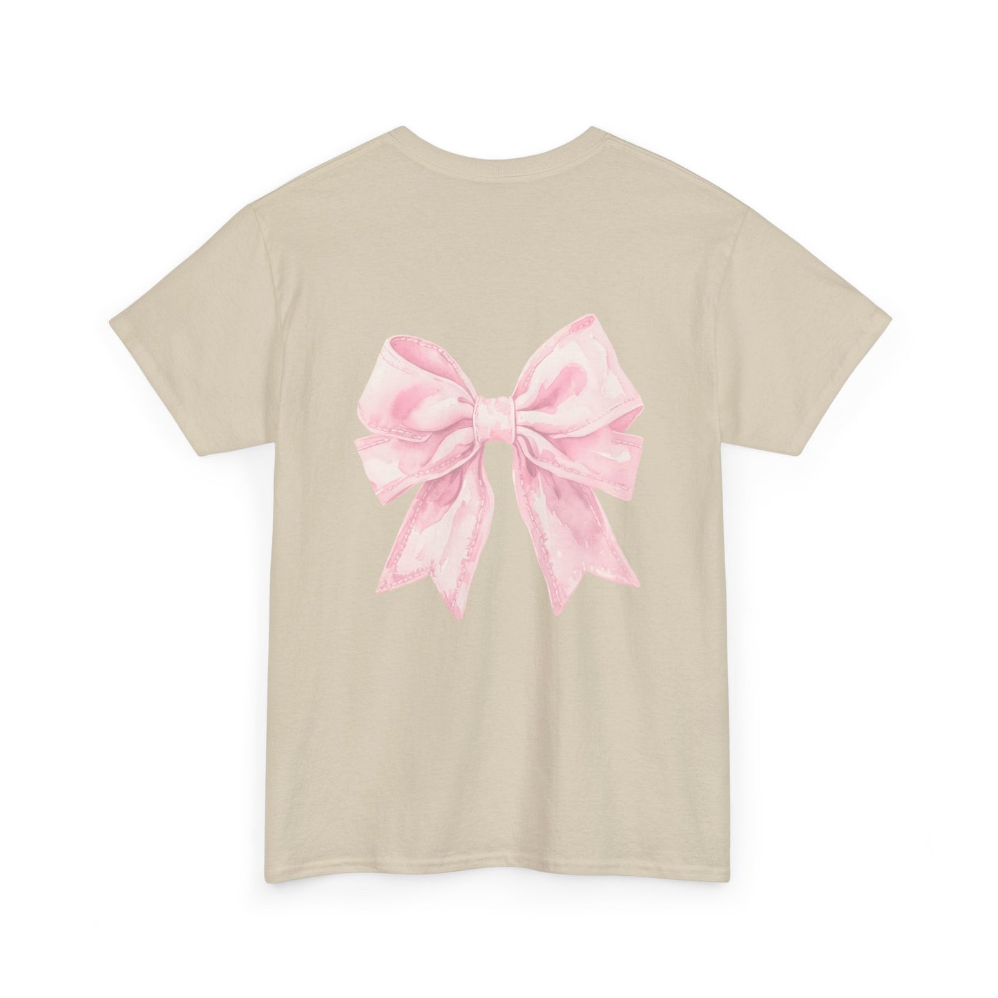 Feeling Bonita Tee — Pink Bow Graphic Cotton T‑Shirt