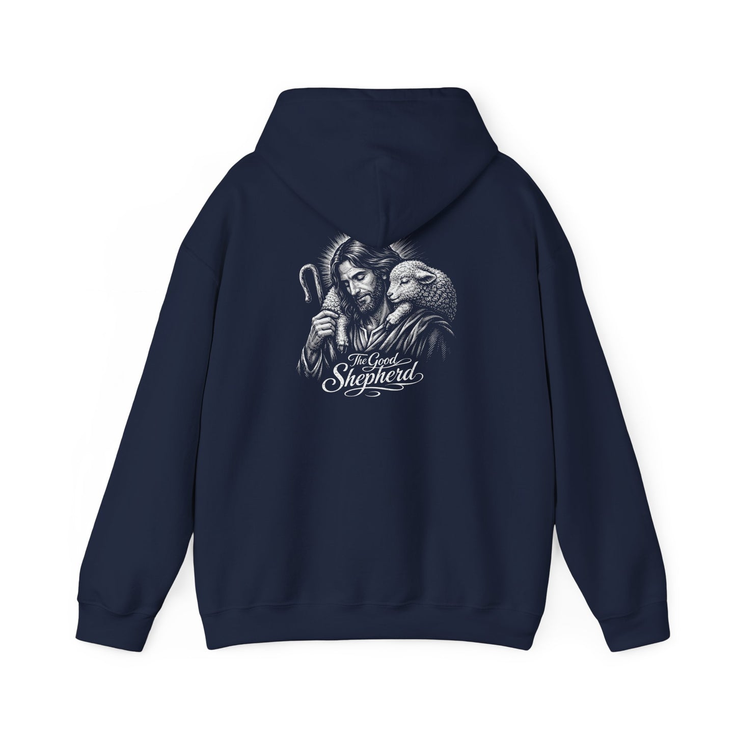 The Good Shepherd Hoodie – Christian Jesus Lamb Graphic Hooded Sweatshirt