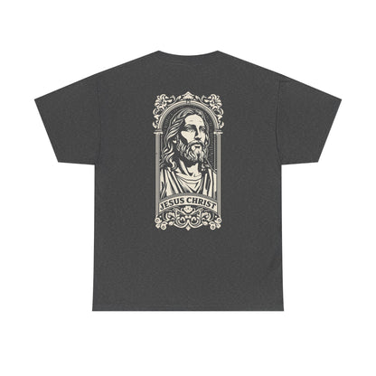 Jesus Christ Graphic Tee — Vintage Jesus Portrait T-Shirt