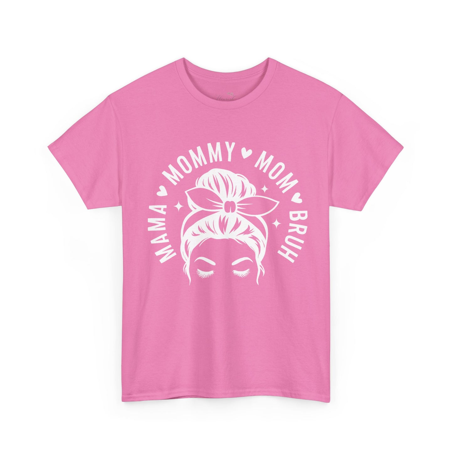 Mommy Mom Bruh T-Shirt – Messy Bun Mama Graphic Tee