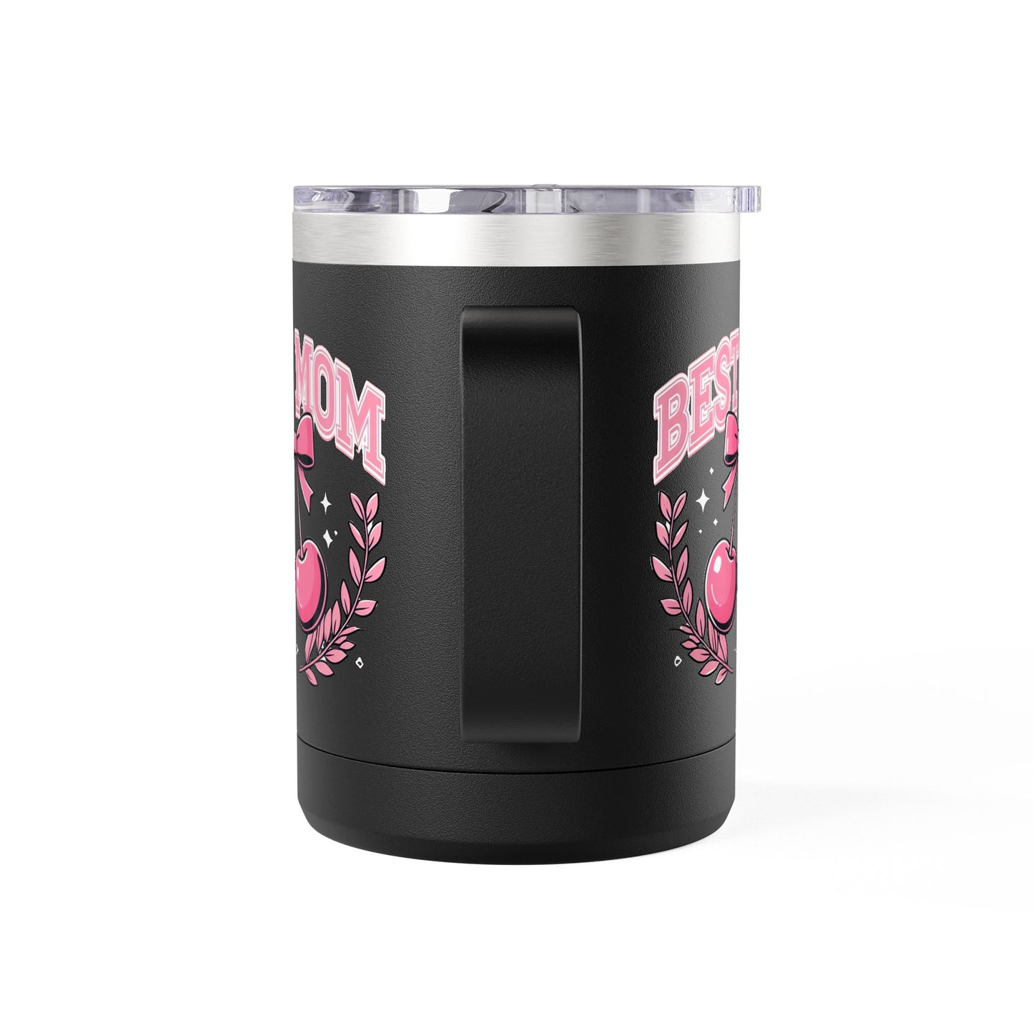 Best Mom Pink Bow & Cherries - 15oz Tumbler