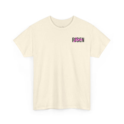 Christian 'Risen' PINK T-Shirt — Jesus Crown of Thorns Resurrection Tee