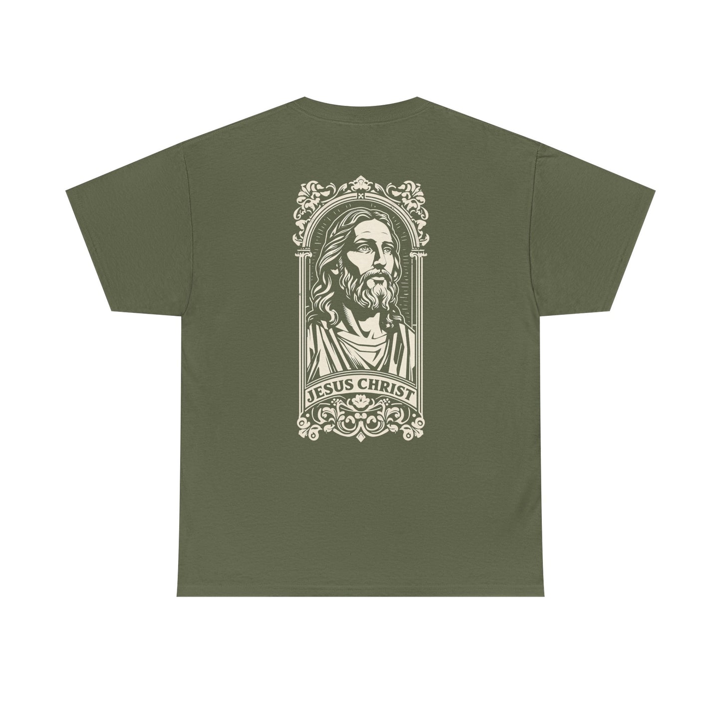 Jesus Christ Graphic Tee — Vintage Jesus Portrait T-Shirt