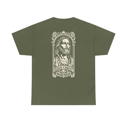 Jesus Christ Graphic Tee — Vintage Jesus Portrait T-Shirt