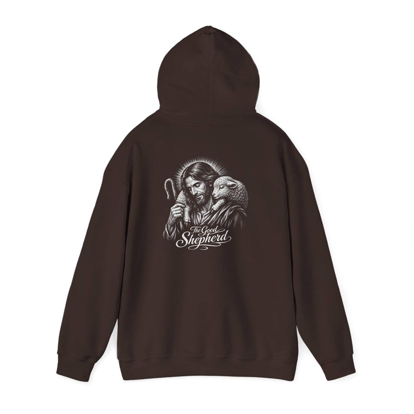 The Good Shepherd Hoodie – Christian Jesus Lamb Graphic Hooded Sweatshirt