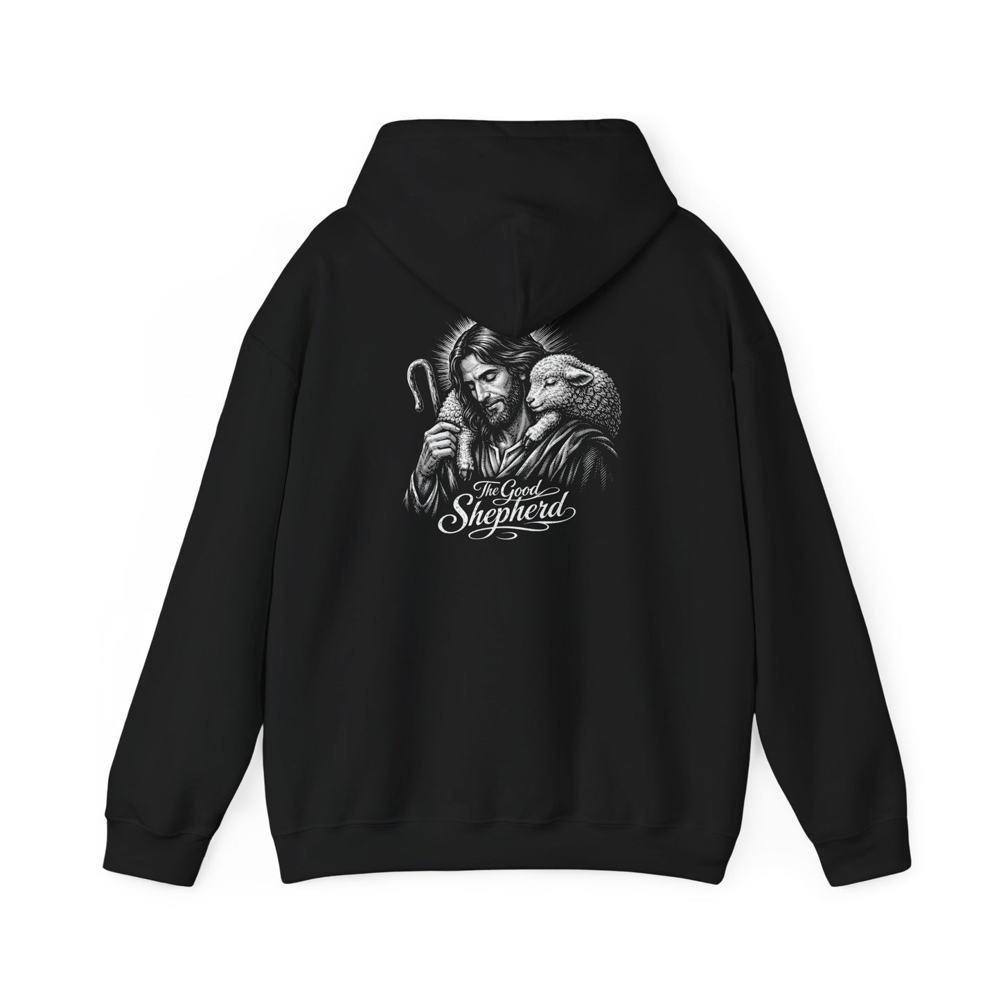 The Good Shepherd Hoodie – Christian Jesus Lamb Graphic Hooded Sweatshirt