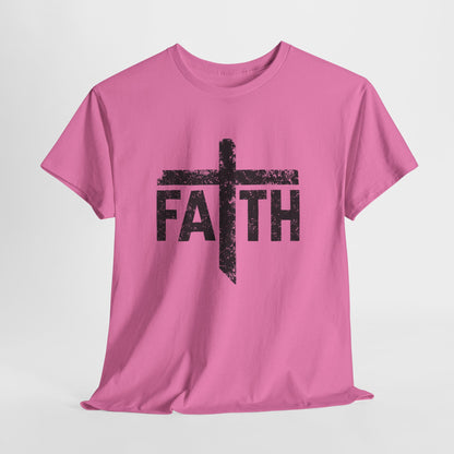 Faith Cross T-Shirt — Christian Inspirational Tee
