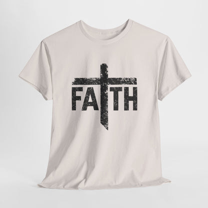 Faith Cross T-Shirt — Christian Inspirational Tee