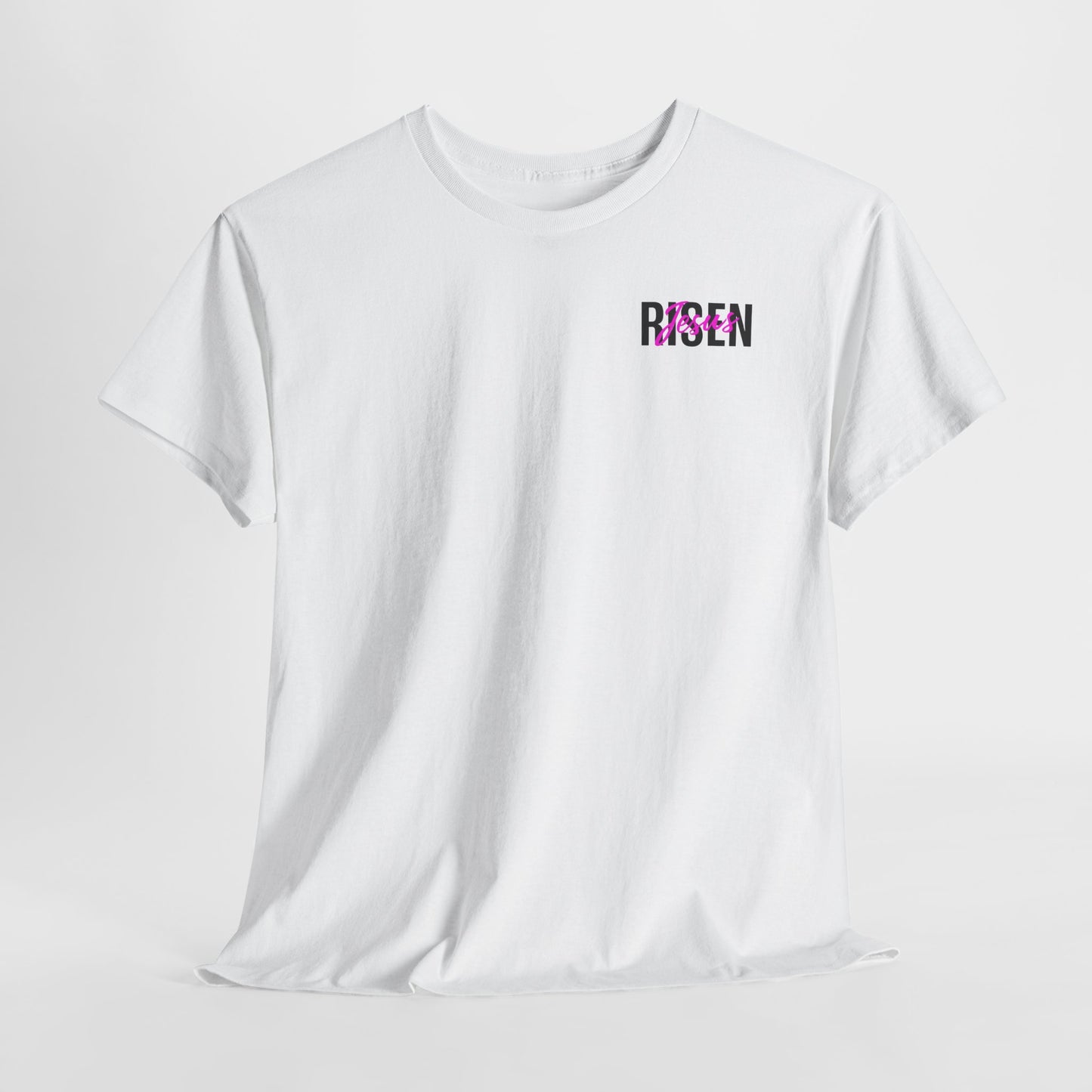 Christian 'Risen' PINK T-Shirt — Jesus Crown of Thorns Resurrection Tee