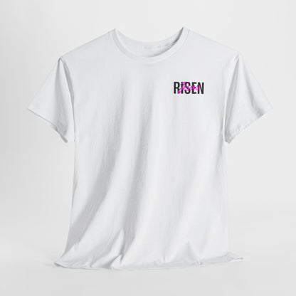 Christian 'Risen' PINK T-Shirt — Jesus Crown of Thorns Resurrection Tee