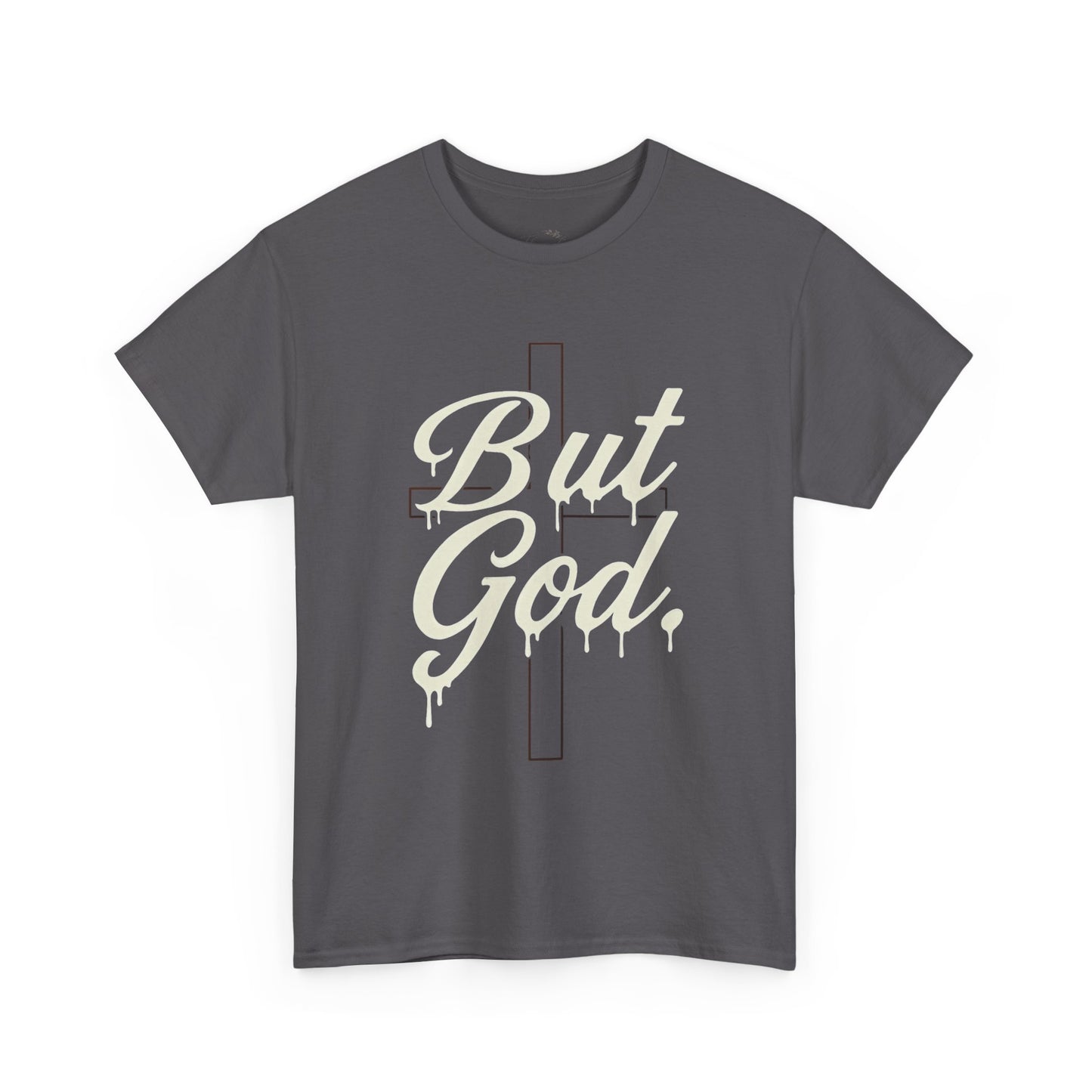 Christian T-Shirt "But God" Cross Graphic Tee — Inspirational Faith Shirt