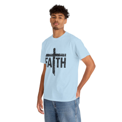 Faith Cross T-Shirt — Christian Inspirational Tee