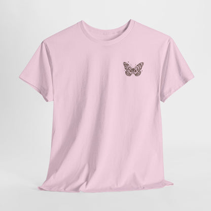 Keep Flying Butterfly Tee — Retro Motivational Graphic Shirt