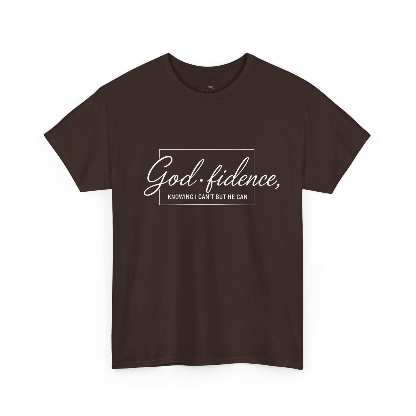 God-fidence Unisex Tee — Inspirational Christian Script T-Shirt