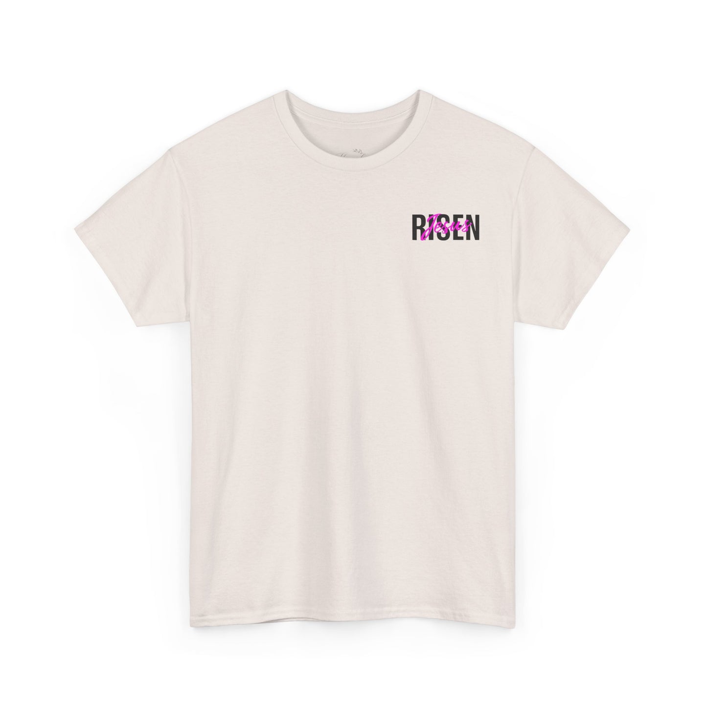 Christian 'Risen' PINK T-Shirt — Jesus Crown of Thorns Resurrection Tee