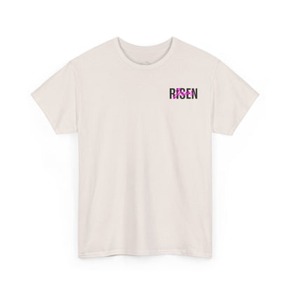 Christian 'Risen' PINK T-Shirt — Jesus Crown of Thorns Resurrection Tee