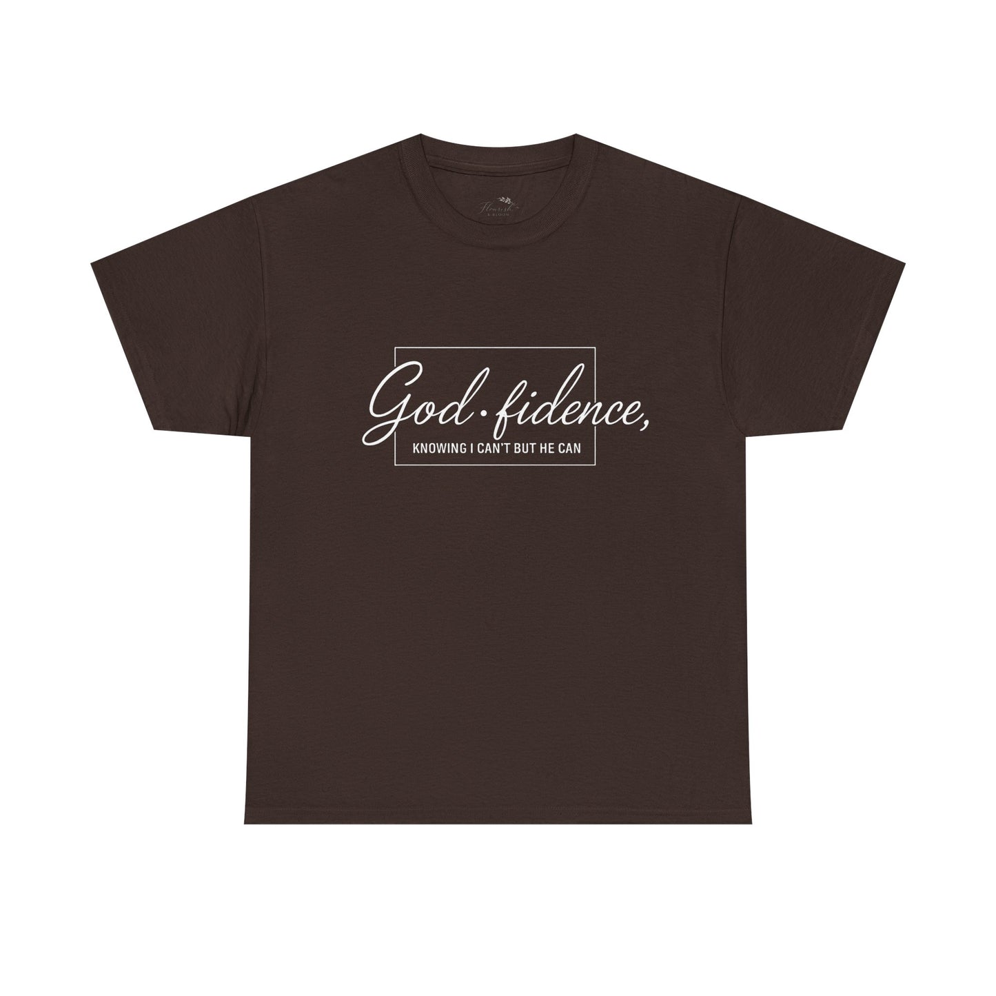 God-fidence Unisex Tee — Inspirational Christian Script T-Shirt