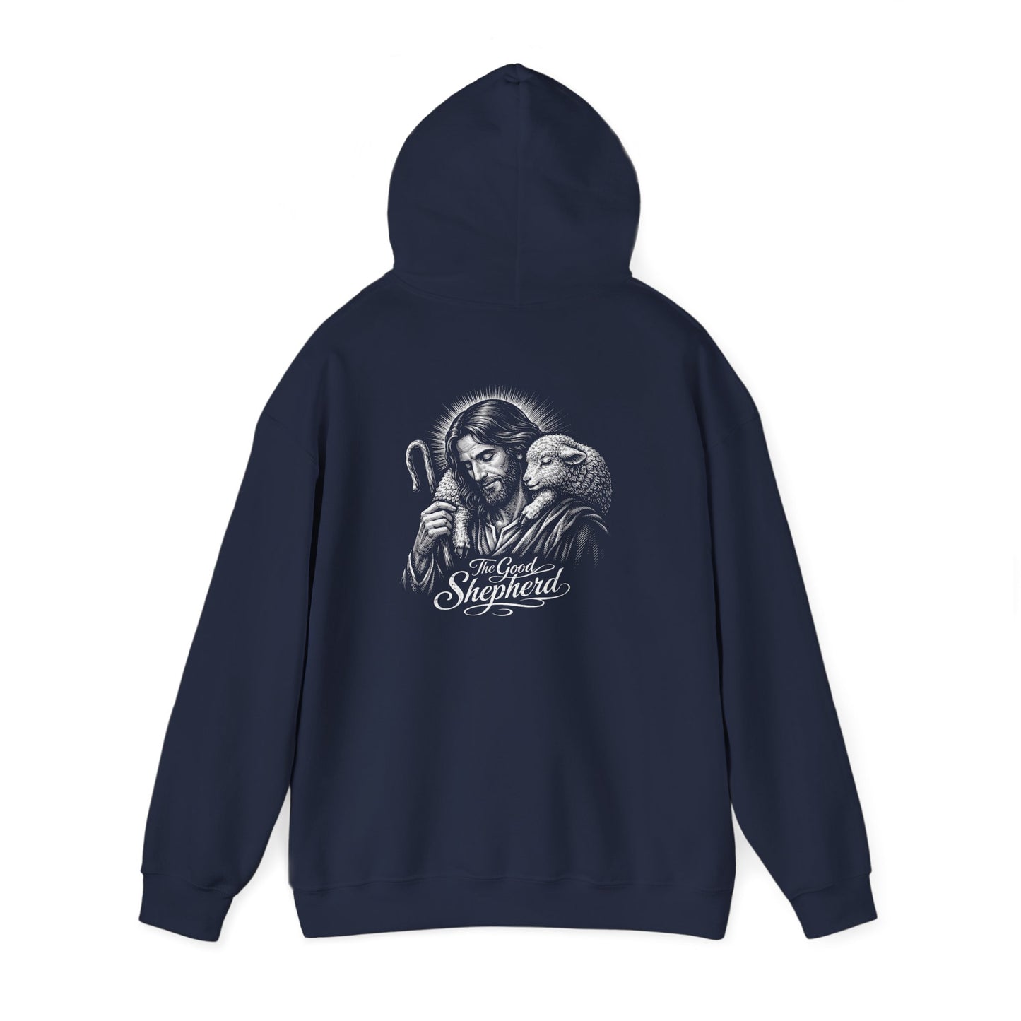 The Good Shepherd Hoodie – Christian Jesus Lamb Graphic Hooded Sweatshirt