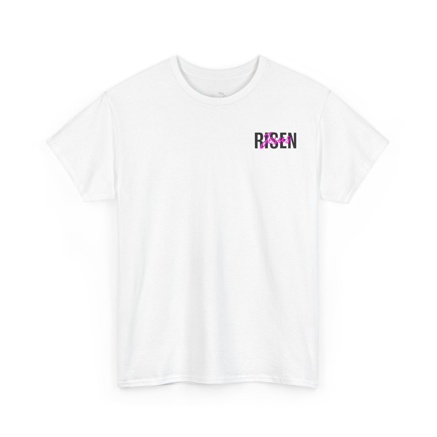 Christian 'Risen' PINK T-Shirt — Jesus Crown of Thorns Resurrection Tee