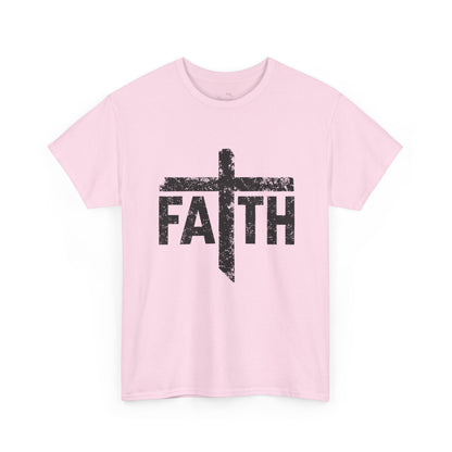 Faith Cross T-Shirt — Christian Inspirational Tee