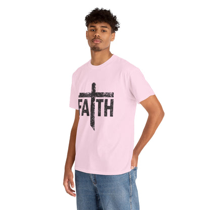 Faith Cross T-Shirt — Christian Inspirational Tee
