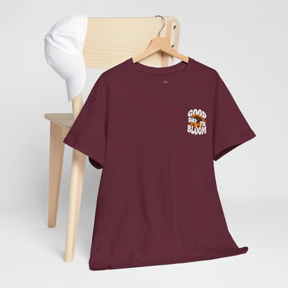Good Day to Bloom Tee — Floral Retro Graphic T‑Shirt