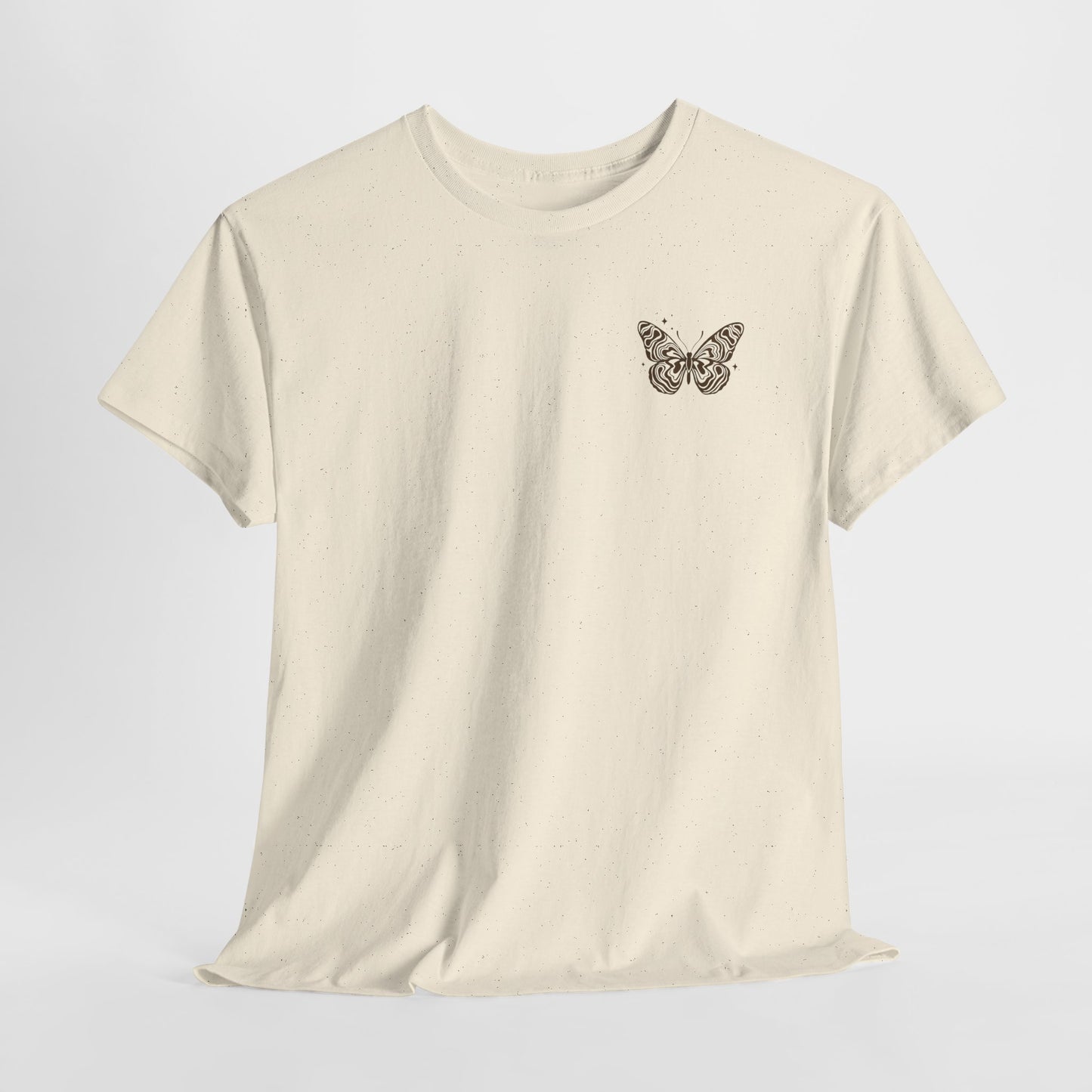 Keep Flying Butterfly Tee — Retro Motivational Graphic Shirt