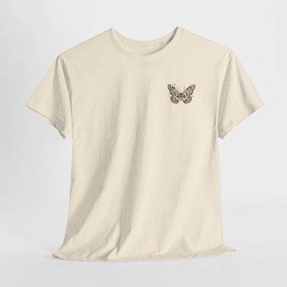Keep Flying Butterfly Tee — Retro Motivational Graphic Shirt