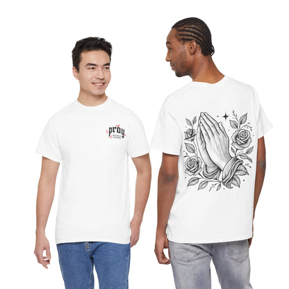 Prayer Hands T-Shirt — Pray Without Ceasing Graphic Unisex Tee