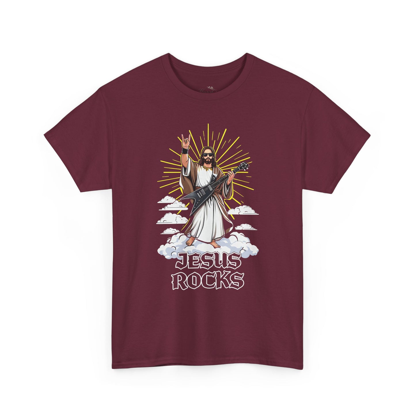 Jesus Rocks T‑Shirt — Rock & Faith Graphic Tee