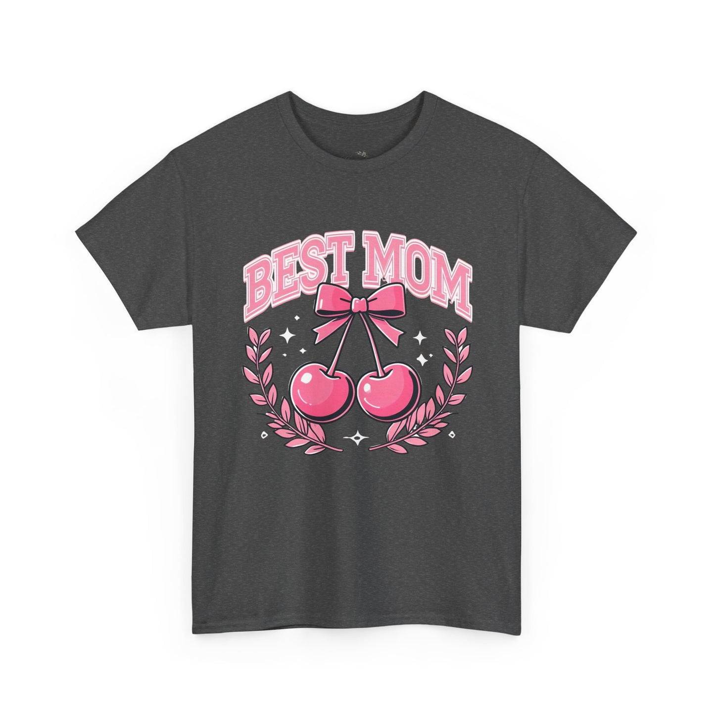 Best Mom Cherry Tee — Cute Pink Mother's Day T-Shirt