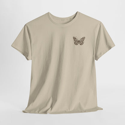 Keep Flying Butterfly Tee — Retro Motivational Graphic Shirt
