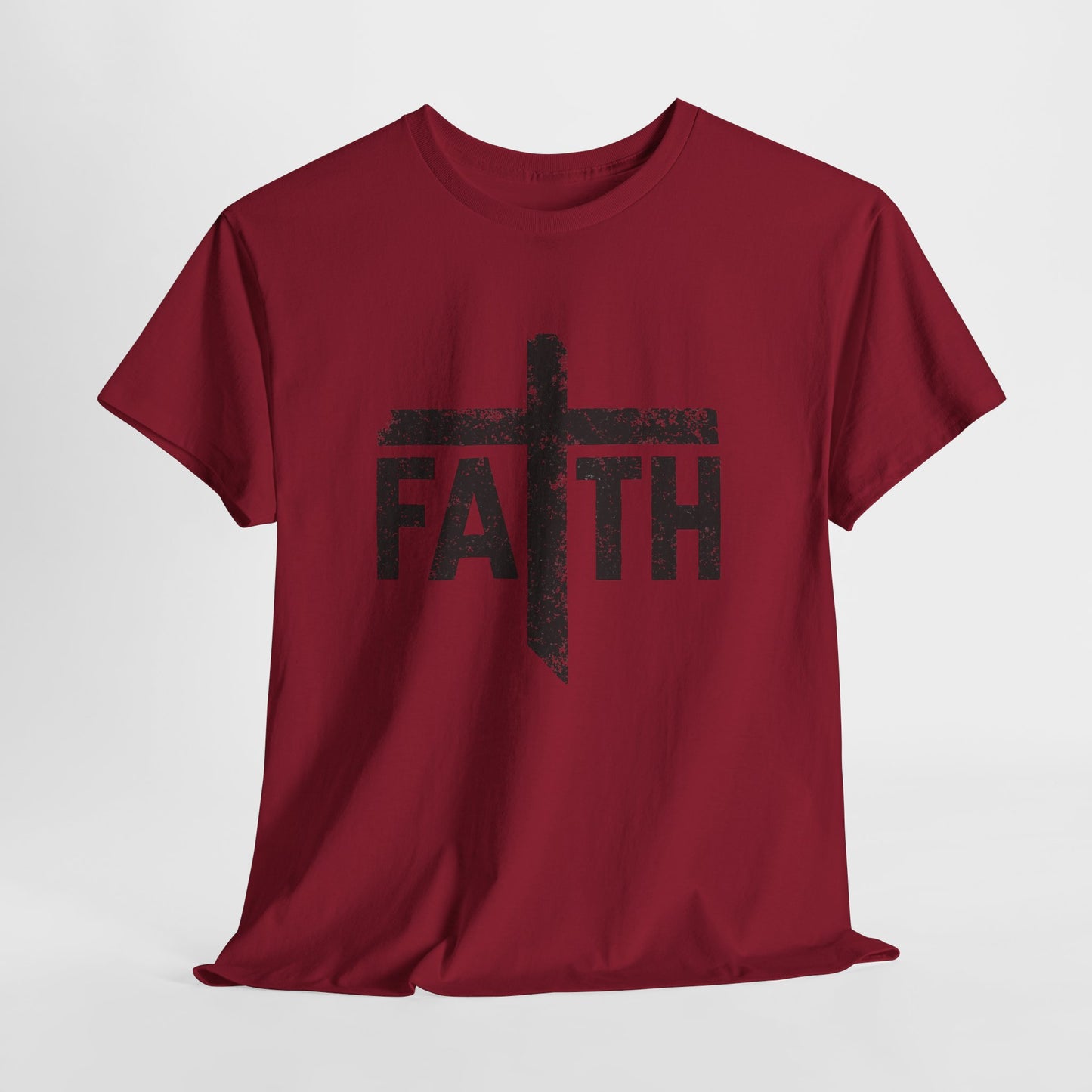 Faith Cross T-Shirt — Christian Inspirational Tee