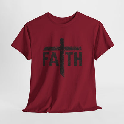 Faith Cross T-Shirt — Christian Inspirational Tee