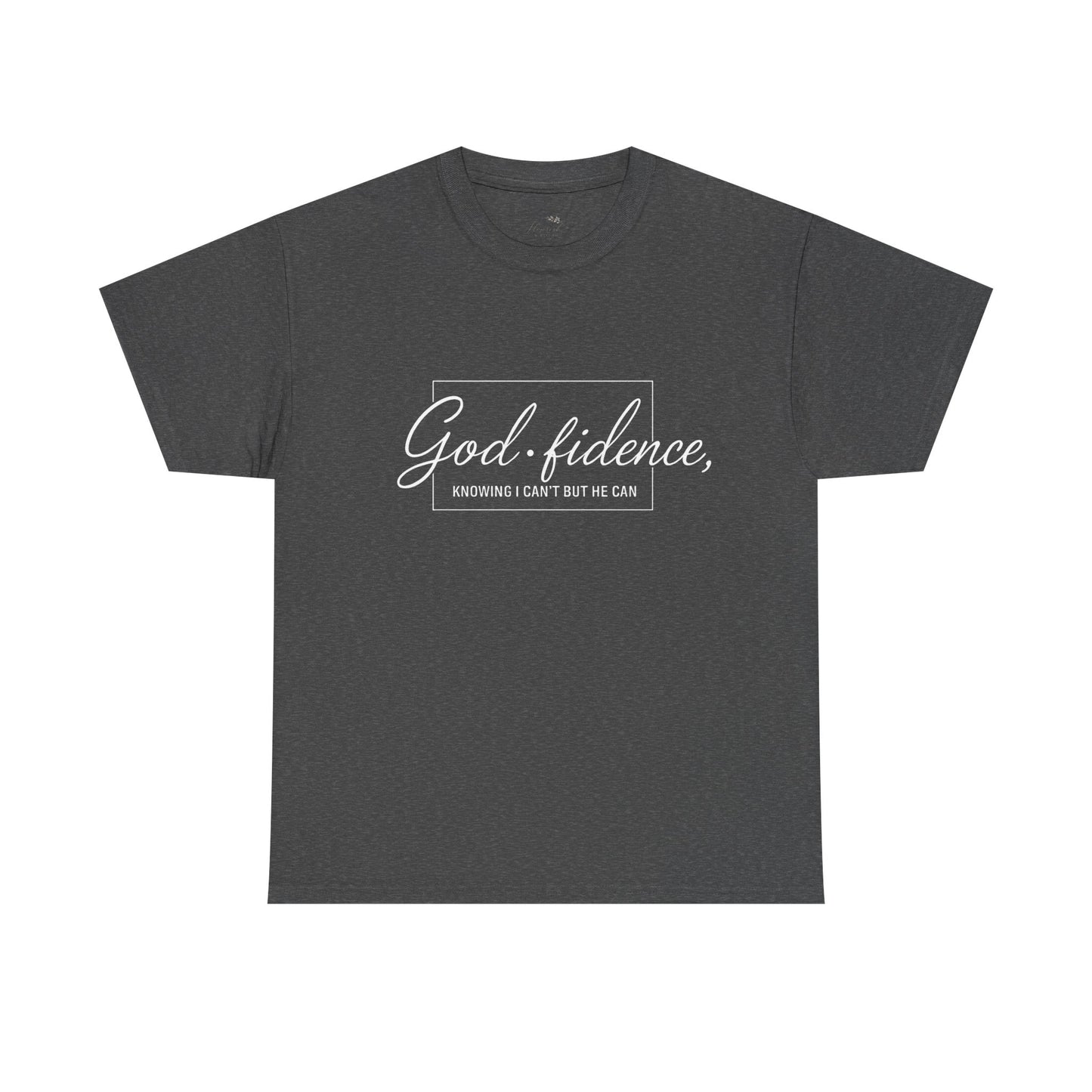 God-fidence Unisex Tee — Inspirational Christian Script T-Shirt