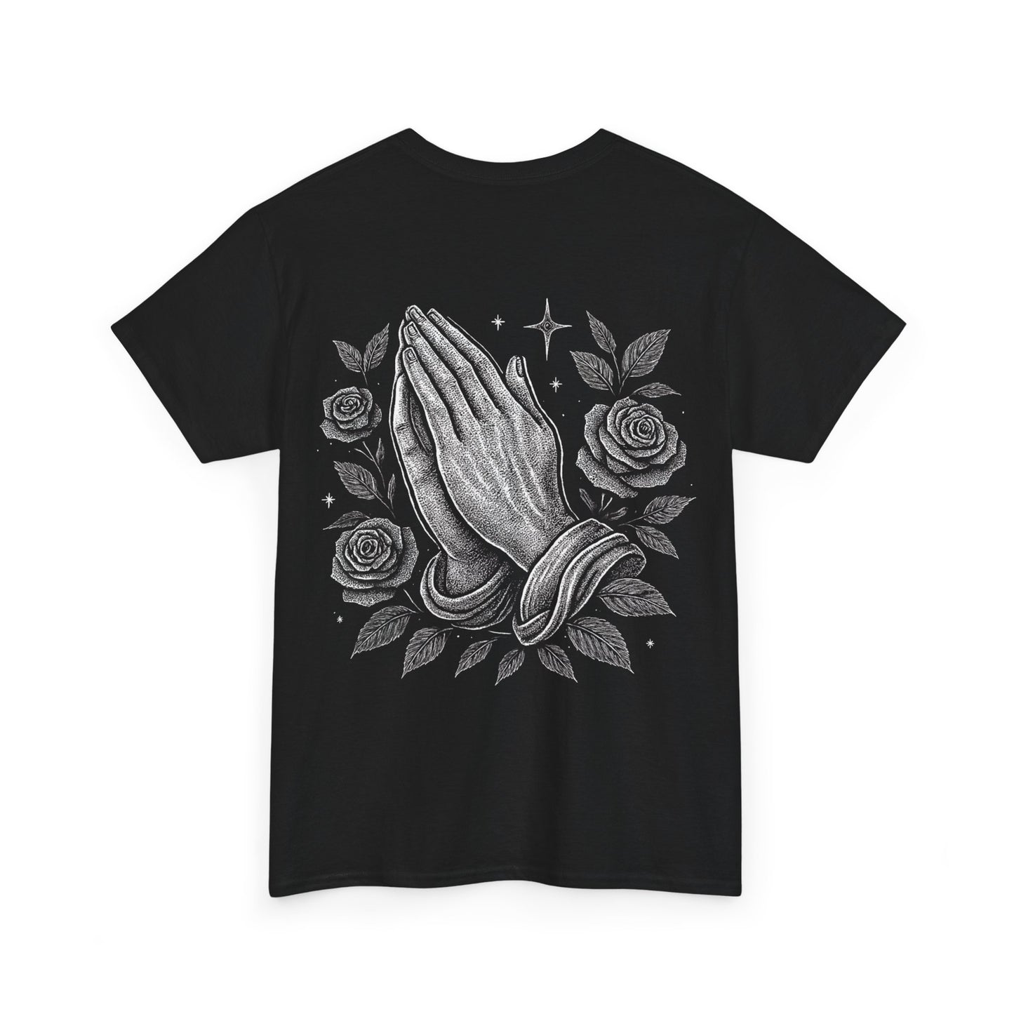 Prayer Hands T-Shirt — Pray Without Ceasing Graphic Unisex Tee