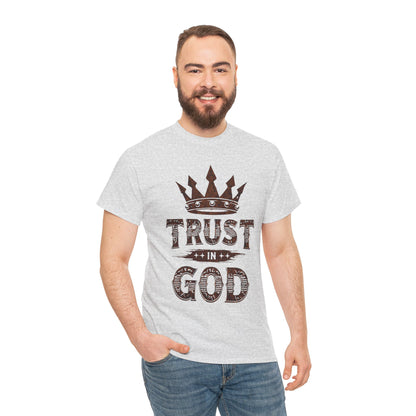 Trust in God T-Shirt — Crown Faith Christian Tee