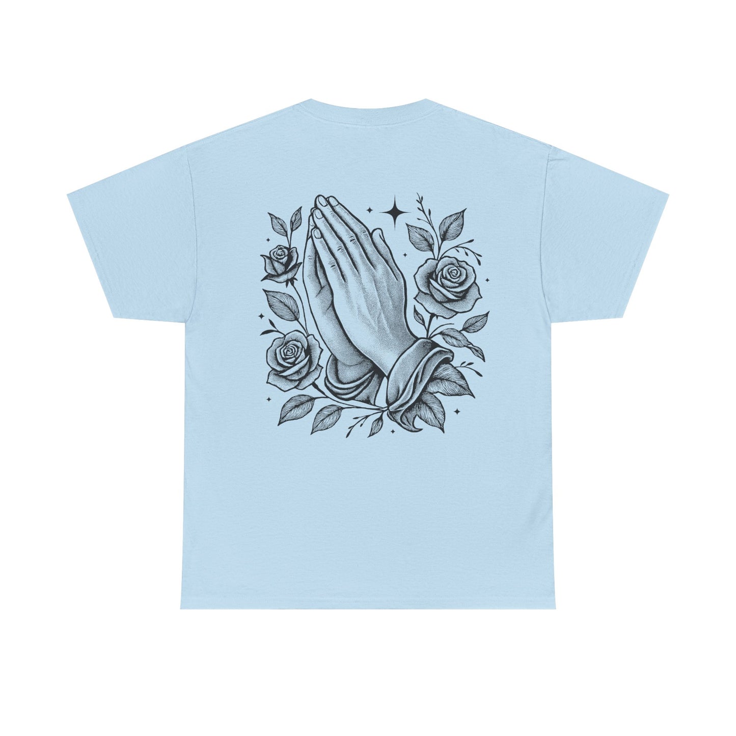 Prayer Hands T-Shirt — Pray Without Ceasing Graphic Unisex Tee