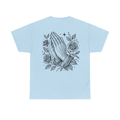 Prayer Hands T-Shirt — Pray Without Ceasing Graphic Unisex Tee