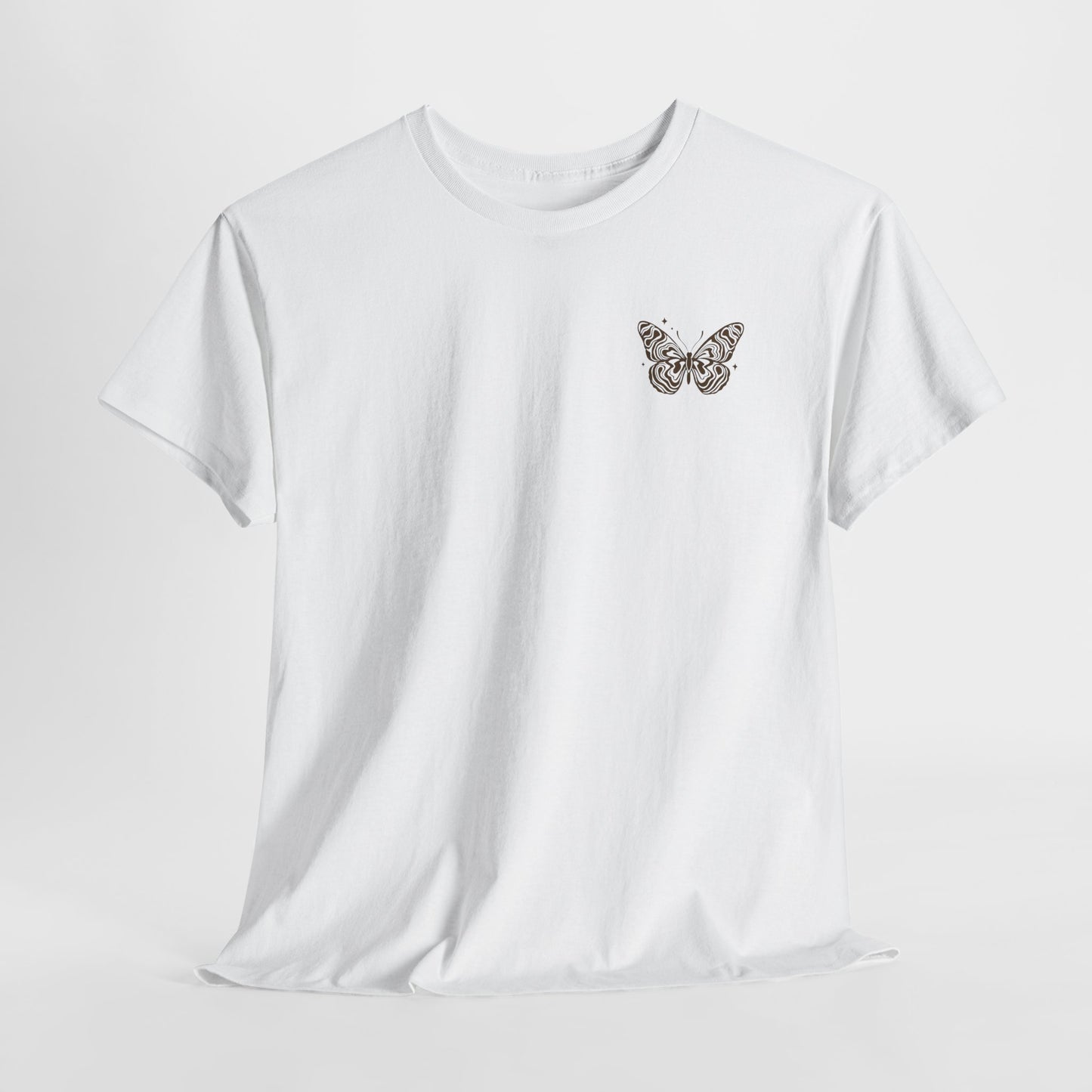 Keep Flying Butterfly Tee — Retro Motivational Graphic Shirt