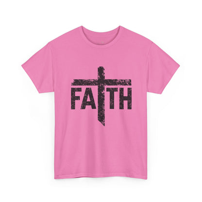 Faith Cross T-Shirt — Christian Inspirational Tee