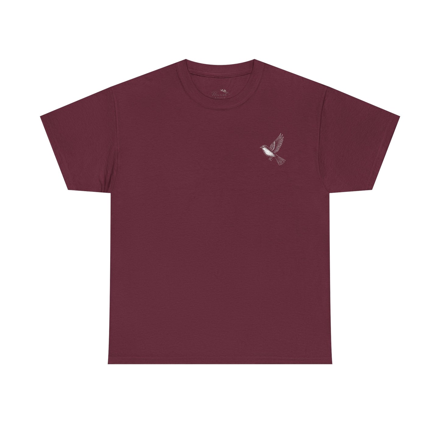 T-Shirt — "I Am With You Always" Hummingbird Floral Comfort Tee