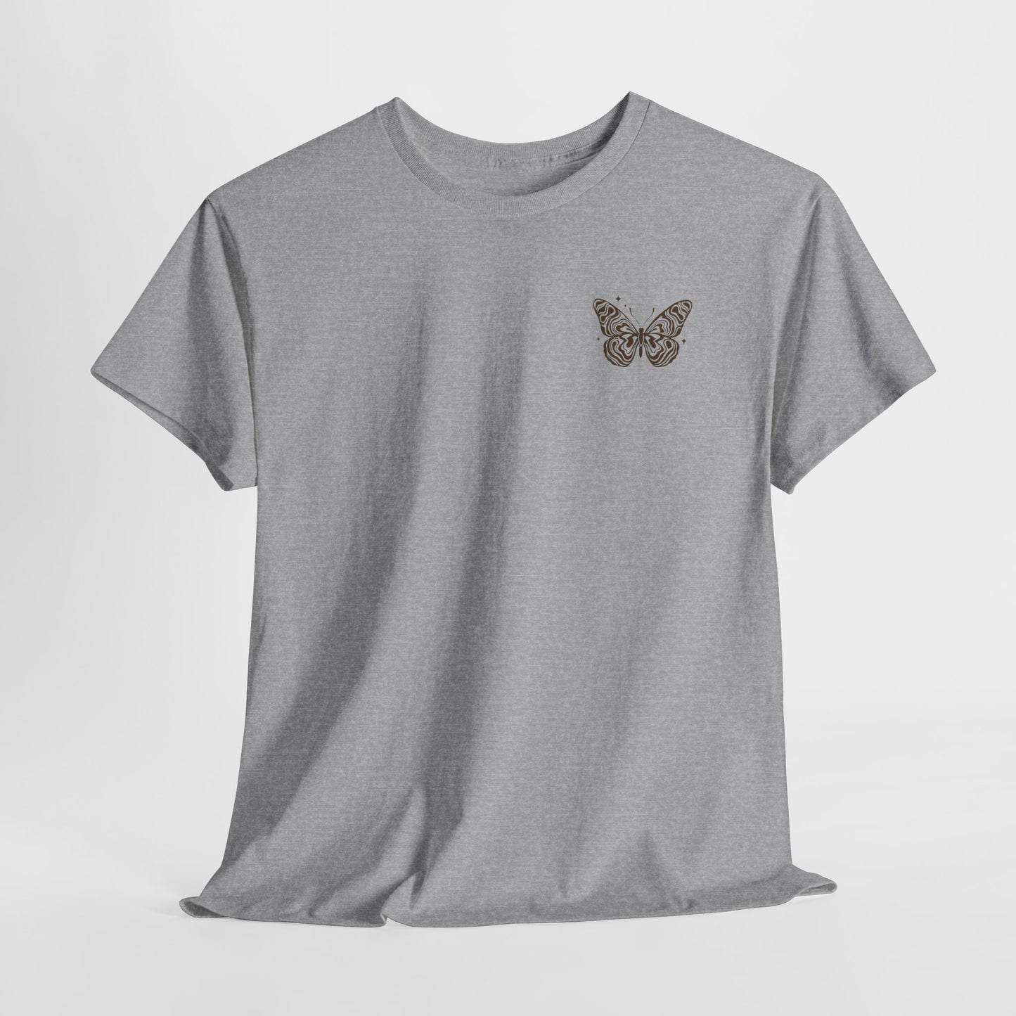 Keep Flying Butterfly Tee — Retro Motivational Graphic Shirt