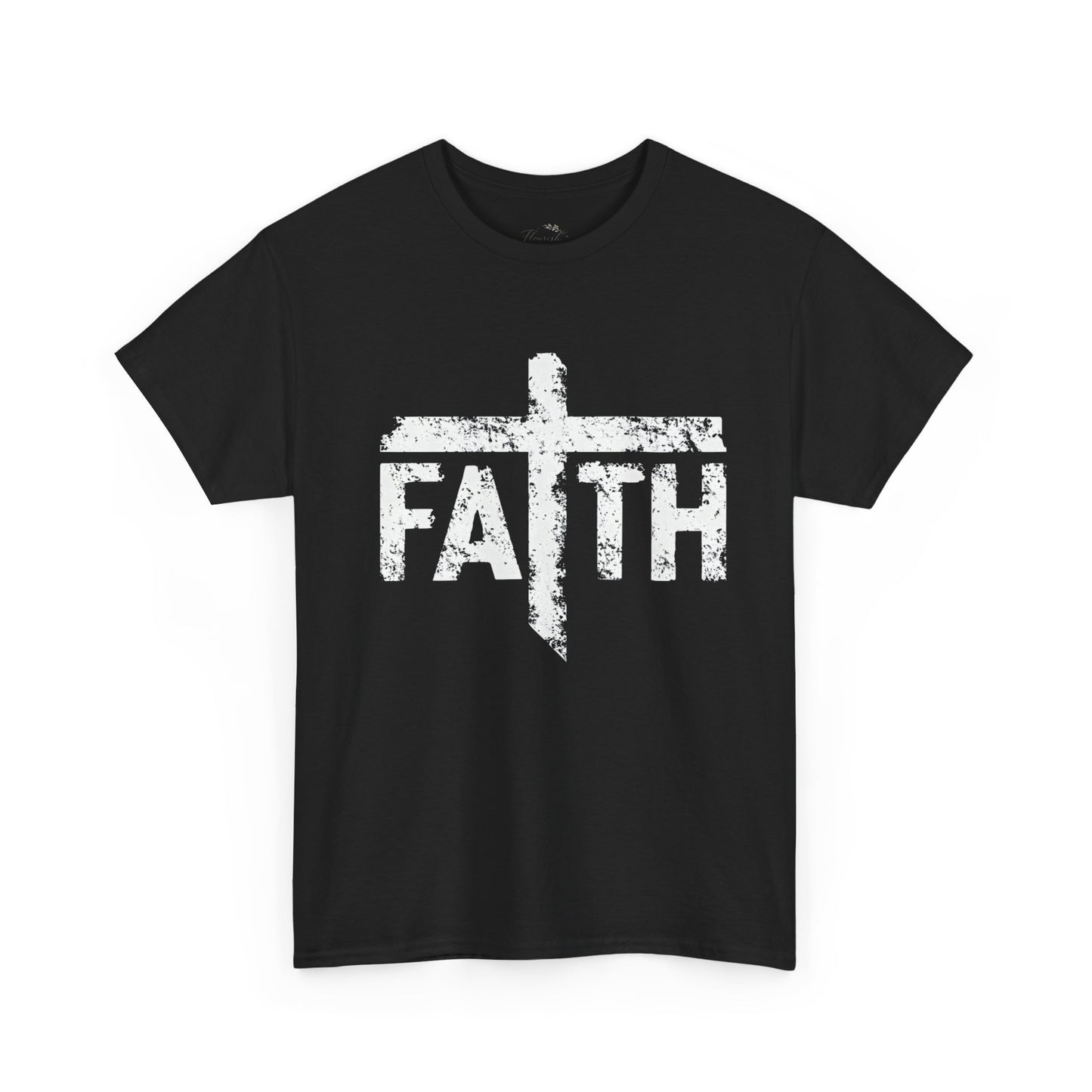 Faith Cross T-Shirt — Christian Inspirational Tee