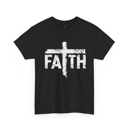 Faith Cross T-Shirt — Christian Inspirational Tee