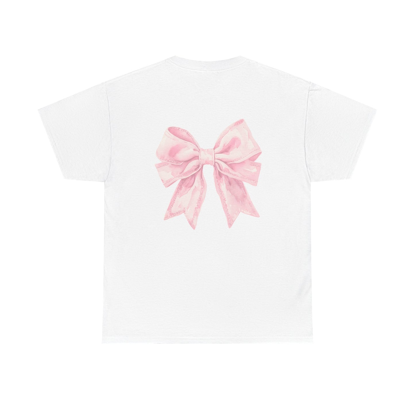 Feeling Bonita Tee — Pink Bow Graphic Cotton T‑Shirt