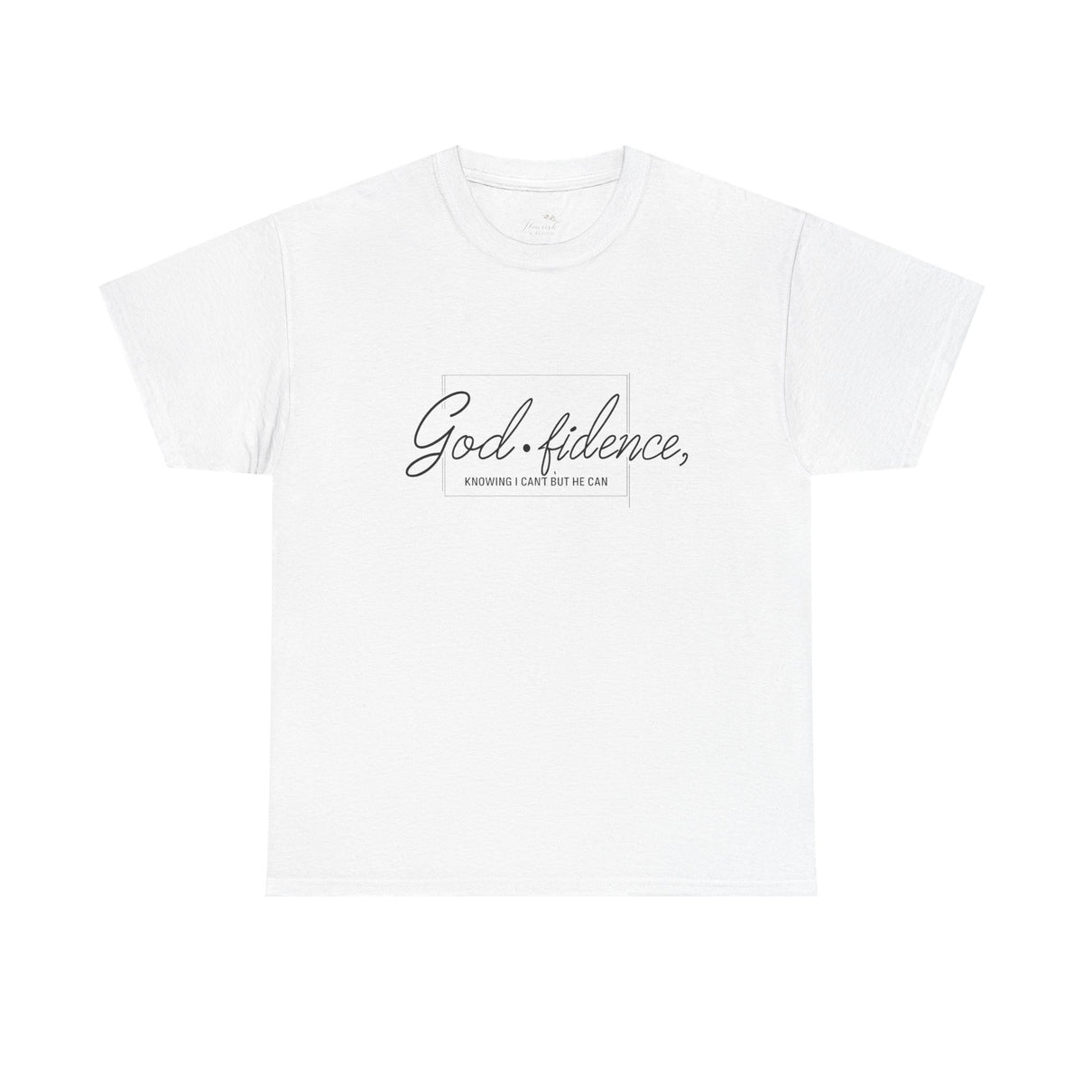 God-fidence Unisex Tee — Inspirational Christian Script T-Shirt